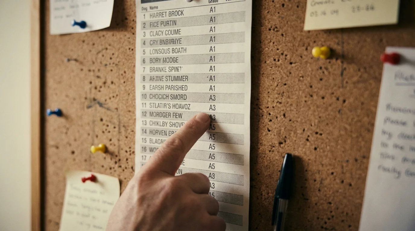 UK greyhound racing grading system A1 to A10 explained