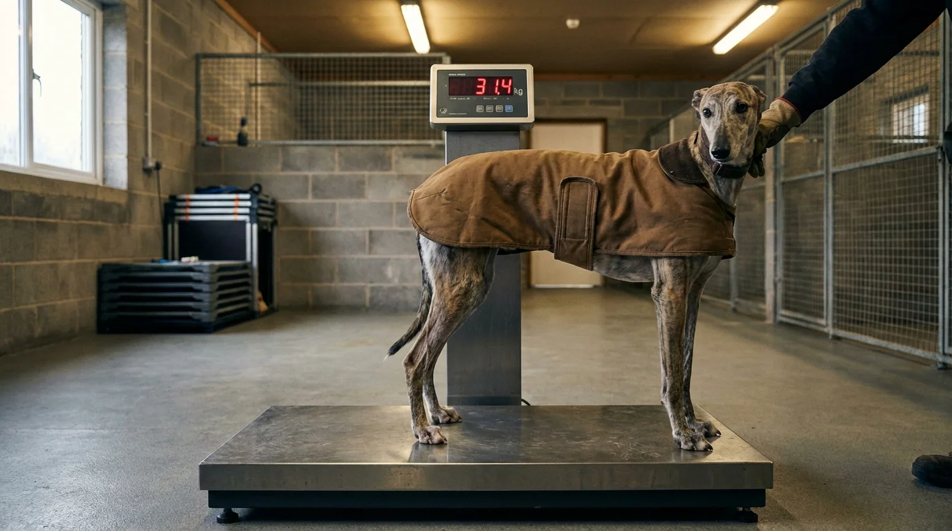 Greyhound racing weights and their effect on performance