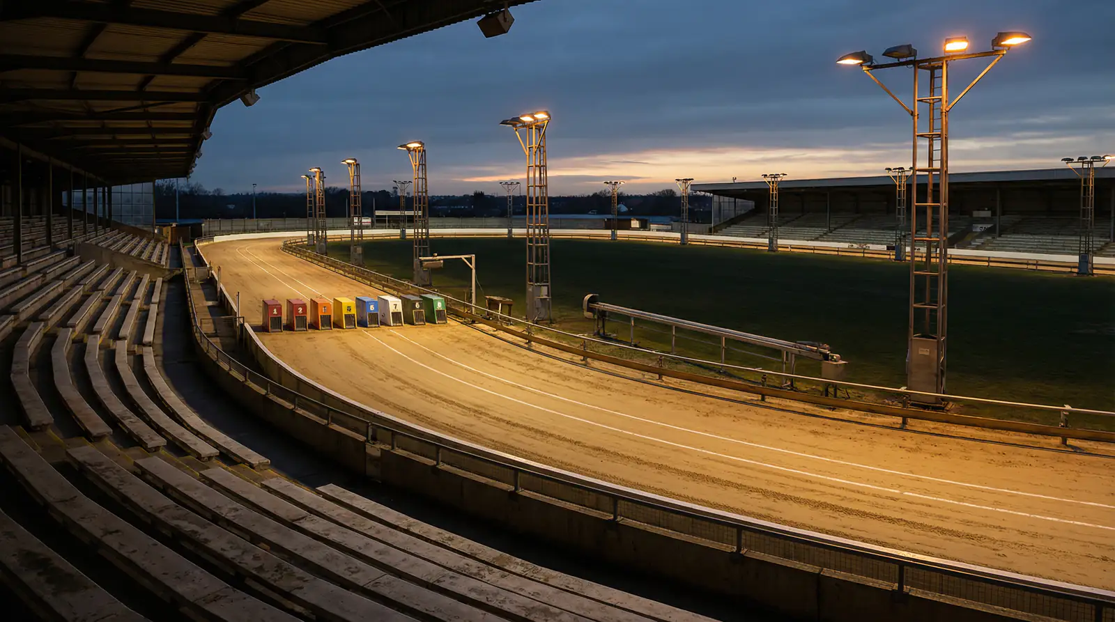 UK greyhound racing tracks guide — distances, statistics and track profiles for every GBGB venue